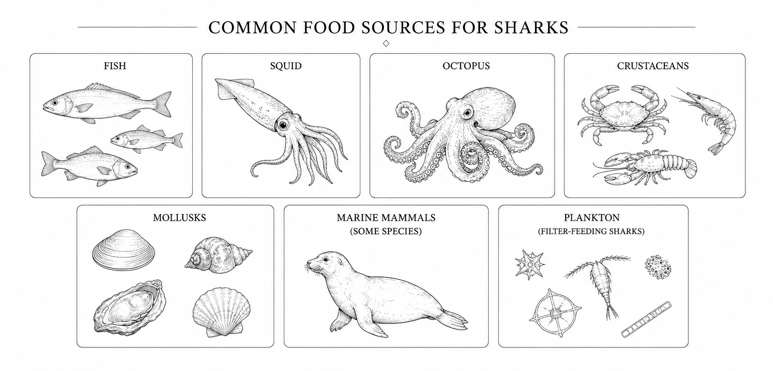 shark food sources
